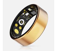 ASSUR Smart Ring Women Men - IP68 Waterproof Health Ring, Fitness Tracker Ring Compatible with Android and iPhone, Sleep Tracking, Step Counter & Camera Control (Rose Gold, 12)