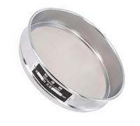 Assured 20cm Chrome Test Sieve with Double Layer Design for Efficient Sampling in Various Industries, Available in Multiple Mesh Sizes (90 Mesh)