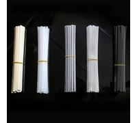 Assured Pack of 10 Plastic Welding Rods For Various Applications from Automotive to Home Repairs (Cream color(Black(PP))