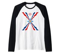 Assyrian Ashur Flag,Ashur Emblem,Suryoyo Syriac,Syria,Iraq Raglan Baseball Tee
