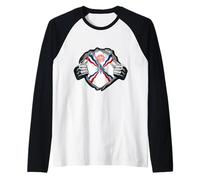 Assyrian Ashur Flag,Ashur Emblem,Suryoyo Syriac,Syria,Iraq Raglan Baseball Tee