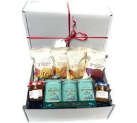 AST GIFTS Tea Gift Set Hamper | With Buttery Biscuits, Marmalade & Honey, Afternoon Food Box for Tea Lovers, Loose Tea & Mini English Tins - All Occasions