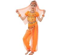 Astage Girl Carnival Short Sleeve Halloween Wear Orange L