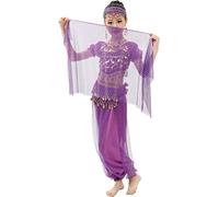 Astage Girl Carnival Short Sleeve Halloween Wear Purple M
