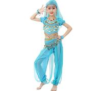 Astage Girl Carnival Short Sleeve Halloween Wear Sky Blue L
