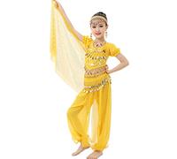 Astage Girl Carnival Short Sleeve Halloween Wear Yellow L