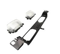 ASTAMOTOR 1 PCS Rear License Plate Lamp Bracket Frame + 2 PCS Full LED License Plate Lighting fit for Infiniti G35 G37 Replace# 96252-JL00A