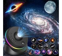 Astarama Galaxy Star Projector, 13 in 1 Planetarium Projector Space Ceiling Nebula Skylight with Light Strip, Dynamic Meteor Effect,Timer. Home Theater Living Room Decor for Kid Adult Gift