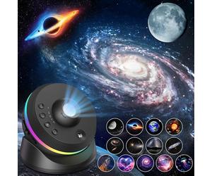 Astarama Galaxy Star Projector, 13 in 1 Planetarium Projector Space Ceiling Nebula Skylight with Light Strip, Dynamic Meteor Effect,Timer. Home Theater Living Room Decor for Kid Adult Gift
