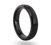 ASTARI® Atlantis - Payment Ring - Contactless Payment - Ceramic - NFC - Wearable - Gadget - Rings - No charging - Waterproof - Unisex - Wearables - Wallet (Black Brushed, 8)