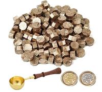 ASTARON 300 Pcs Sealing Wax Beads, Lots of Colors Options for Wax Seal Stamp, Octagon Wax Seal Kit with 1 Wax Melting Spoon, Perfect for Invitations Cards Envelopes Wine Packages Gift Wrapping