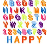 ASTARON 72 Pcs Iron on Letters and Numbers Patches,1.3 Inch Letters A-Z Numbers 0-9 Embroidered Applique Patches Alphabet Cloth Patch for Clothes, Bags, Socks, Jeans, Hat, DIY Accessories(Colorful