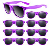 ASTARON 8 Pack Kids Party Sunglasses Bulk for Kids Summer Beach Party Birthday Party Favors Supplies Goody Bag Filler