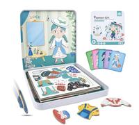 ASTARON Magnetic Animal Puzzles Age 3+ for Toddlers - 62 Pieces, 2 Scenes, Portable Travel Toy, Educational Gift for Kids
