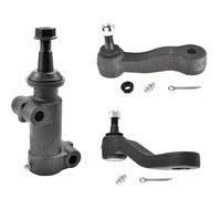 ASTARPRO 3pcs Front Steering Kit Idler Arm Pitman Arm 3 Grooves and Idler Arm Bracket Assembly Compatible with Avalanche Suburban Silverado Sierra 2500 3500 Avalanche Suburban Yukon XL 2500 Hummer H2