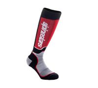 Astars Youth MX Plus Socks Black Gray Red - M-L (US 3-6/ EU 34-38)