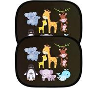 astarye Solar Protection Car SunShade Side Window Windscreen Roof Window for Children Adults Adsorption Electrostatic