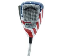Astatic 4-Pin Stars N Stripes Noise Canceling Radio Microphone