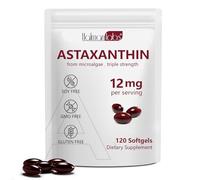 Astaxanthin 12mg 120 Capsules (4 Months Supply) | Triple Strength Antioxidant from Haematococcus Pluvialis, Supports Eye Skin Joint Heart Health | Non-GMO & Gluten Free