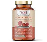 Astaxanthin - 7mg Optimal Dose - 120 Capsules - Super Antioxidant - Haematococcus Pluvialis - 100% Pure Natural Bioavailable 4 Month Supply - UK Manufactured - Zero Additives