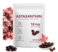 Astaxanthin Supplements 12mg 120 Softgels,Premium Astaxanthin Antioxidant Supplements,Fresh Microalgae Source,High Absorption for Eye & Skin Support,Natural Formula,Fresh Microalgae Source