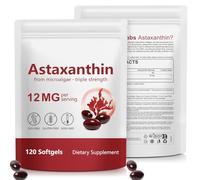 Astaxanthin Supplements 12mg 120 Softgels, Premium Astaxanthin Supplements, Supports Eye, Joint, Internal Circulation, Heart & Immune System Health, Fresh Microalgae Source, Non-GMO