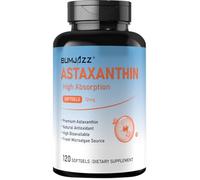 Astaxanthin Supplements 12mg Softgels 120 Count - Premium Antioxidant Supports Eye, Skin & Joint Health - Natural Microalgae Source for Daily Wellness