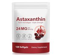 Astaxanthin Supplements 24mg - Premium Natural Antioxidant from Microalgae | Eye, Skin, Brain, Joint, Heart & Immune Health Support | Non-GMO, Gluten-Free 120 Softgels