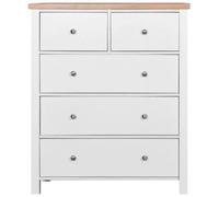 Astbury Chest of Drawers - 2+3 Drawer - White