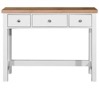 Astbury Dressing Table - 3 Drawer - White