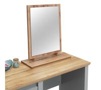Astbury Freestanding Dressing Table Bevelled Mirror