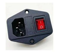 ASTCXkd Printer 220V power Switch and socket Fit For Allwin Sky color For Human printer 220V main power button Replacement parts(5 pcs)