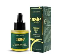 ASTE Ayurvedic Oil For Navel, Castor, Ginger, Shatavari & Neem Oil | Vegan Oil For The Navel - Ritual To Nourish Skin, Sleep & Improve Wellness | (0.68 Oz)