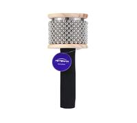 Asteman Professional Cabasa - African Hand-Shaken Percussion Instrument with Stainless Steel Beads, Latin Rhythm Shaker (8.46 × 3.94 × 3.94)