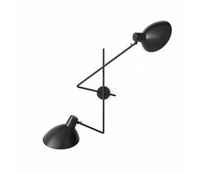 Astep VV Cinquanta Wall Light Twin Black/Black