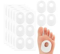 Aster 30 Pack Corn Pads for Bottom of Foot, Soft Felt Oval Shape Callus Cushion, Adhesive Foot Callus Pads for Men and Women, Self Stick Callus Corn Pad to Relief Pain from Calluses, Corns, Blisters