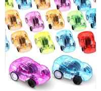 ASTER 30 Pcs Pull Back Cars, Mini Toy Cars Party Bag Fillers for Kids, Small Cute Funny Plastic Toy Cars Bulk Christmas Cracker Fillers for 3-5 Year Old Boys Girls kids