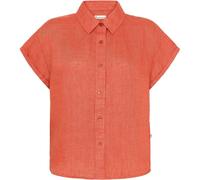 Aster Linen Reversible Blouse Women KnowledgeCotton Apparel Orange 2XS