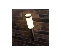 'Aster' Stainless Steel Outdoor Angled Wall Light CGC Lighting Metallic Silver One Size