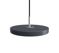 Asteria Micro Pendant Anthracite/Steel Top