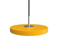 Asteria Micro Pendant Saffron Yellow/Steel Top