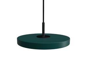 Asteria Micro Pendant With Dimmer Forest Green/ Black Top