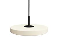 Asteria Micro Pendant With Dimmer Pearl White/ Black Top