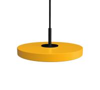 Asteria Micro Pendant With Dimmer Saffron Yellow/ Black Top