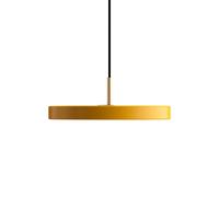 UMAGE LED hanging light Asteria Mini saffron yellow/brass Ø 31 cm