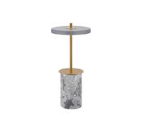 Asteria Move Portable Lamp Mini Gray Marble/ Brass