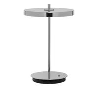 UMAGE LED table lamp Asteria Move, polished steel, 31 cm