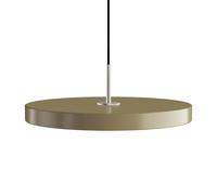 Asteria Pendant Medium Taupe With Steel Top