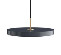 Asteria Plus Medium Pendant Anthracite Grey/ Brass