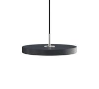 Asteria Plus Mini Pendant Anthracite Grey/Steel